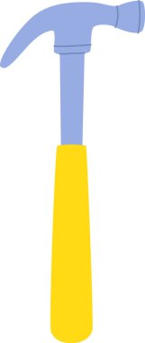 Çekiç aracı vektör illüstrasyonu