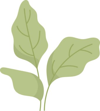 Bitki Simge Vektörü Resmini Bırakıyor