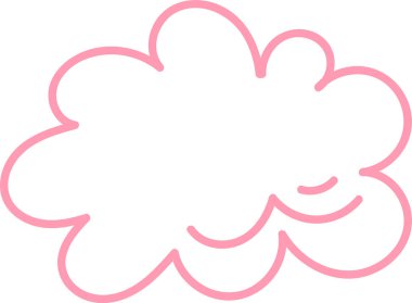 Gökyüzü Bulutu Ana Hattı Vektör ResmiComment