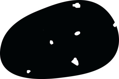 Soyut Grunge Şekil Vektörü İllüstrasyonu