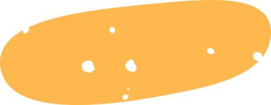 Soyut Grunge Şekil Vektörü İllüstrasyonu