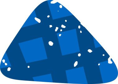 Soyut Grunge Üçgen Vektör İllüstrasyonu