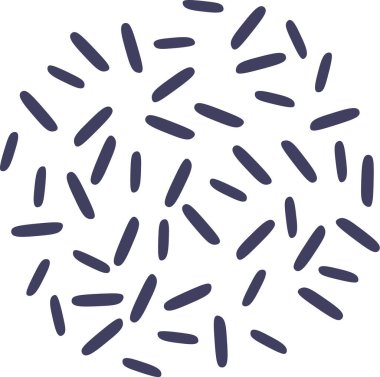 Soyut Boyalı Çember Vektör İllüstrasyonu