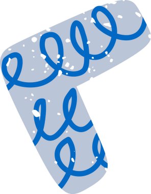 Soyut Grunge Köşesi Şekil Vektörü İllüstrasyonu