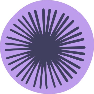 El Boyalı Soyut Çemberler Vektör İllüstrasyonu