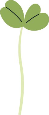 Brokoli Bitkisi Filiz Vektörü İllüstrasyonu