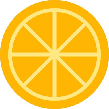 Geometrik Turuncu Bauhaus Vektör İllüstrasyonu