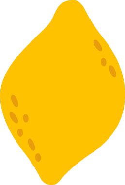 Lemon Citrus Meyve Vektörü İllüstrasyonu