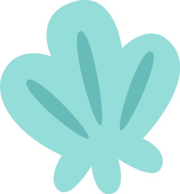 deniz kabuğu simge vektör çizim