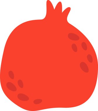 Nar meyvesi ikonu vektör illüstrasyonuName