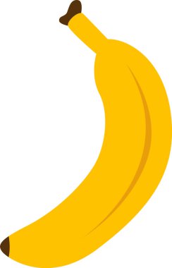 muz meyve ikonu vektör illüstrasyonu