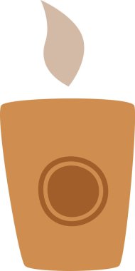 sıcak kahve Kupası vektör çizim