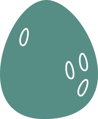 El Çizimi Yumurta Vektörü İllüstrasyonu