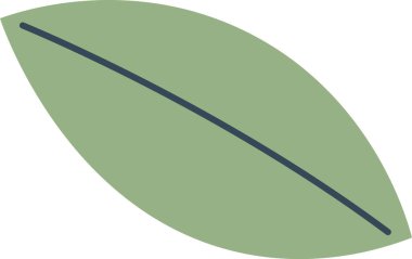 ağaç yaprağı ikonu vektör illüstrasyonu