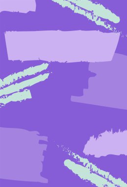 Fırça Darbeleri Vektör İllüstrasyonu ile Soyut Arkaplan