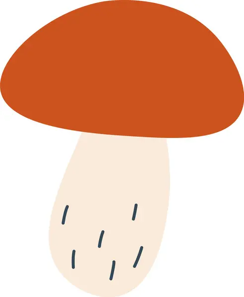 蘑菇植物漫画病媒图解 图库矢量图片