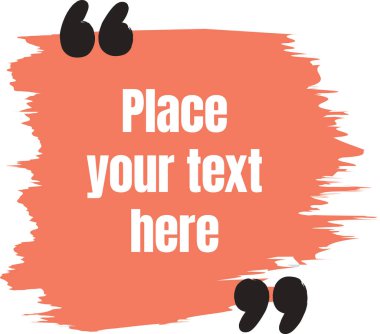 Metin Kutusu Grunge Fırça Vektörü İllüstrasyonu