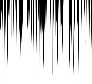 Manga Hız Çizgileri Efekt Vektör İllüstrasyonu