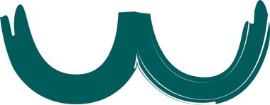 El Çekimi Fırça Dalgaları Felç Vektörü İllüstrasyonu