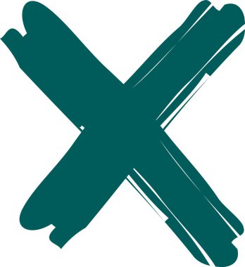 El Tarağı Çapraz Vuruş Vektörü İllüstrasyonu