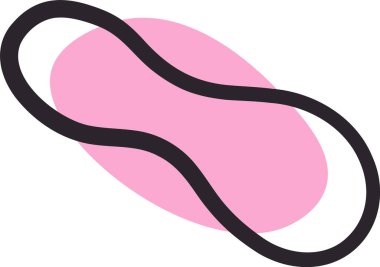 Soyut Şekil Dekorasyonu Vektör İllüstrasyonu