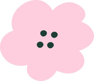 Çiçek baş simgesi Vektör İllüstrasyonu