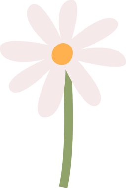 Kök Vektör Resimlerinde Papatya Çiçeği