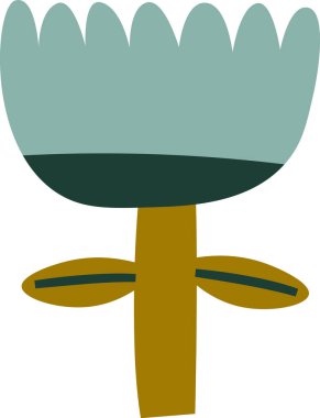 Çiçek Çiçeği Bitki Vektörü İllüstrasyonu