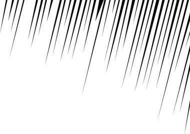 Manga Hız Çizgileri Efekt Vektör İllüstrasyonu