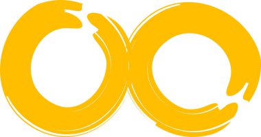 El Tarağı Çemberi Vektör İllüstrasyonu