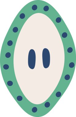 El Çekimi Egzotik Meyve Vektörü İllüstrasyonu