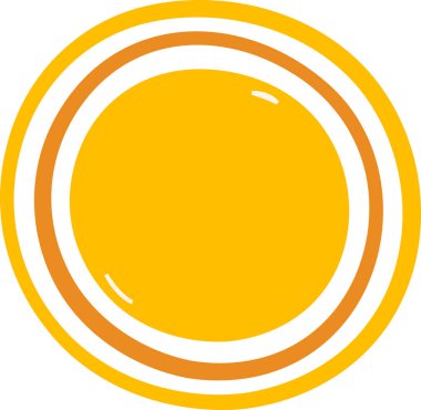 Güneş Parlayan El Çekim Vektörü İllüstrasyonu