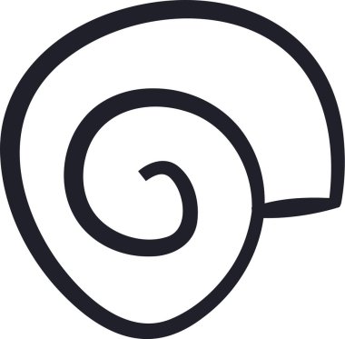 Deniz Kabuğu Ana Hattı Vektör ResmiComment