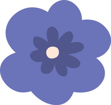 Çiçek baş simgesi Vektör İllüstrasyonu