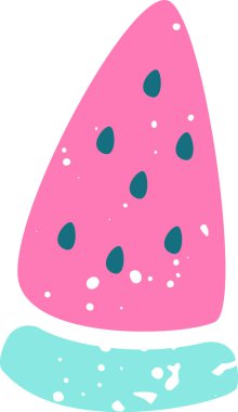 Watermelon Splash Texture Vector Illustration