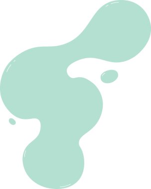 Su küreği soyut vektör çizimi