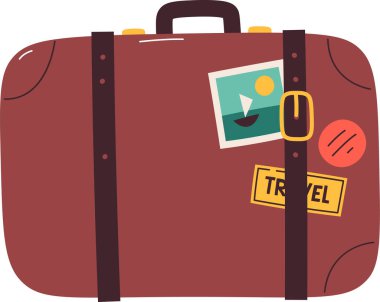 Seyahat Çanta çanta vektör çizim