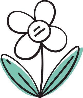 Bahar Çiçeği Şekerleme Vektörü İllüstrasyonu