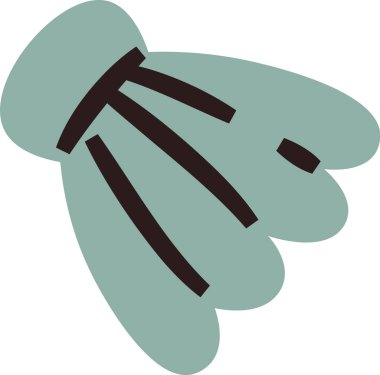 Deniz Kabuğu Yumuşakça Vektör İllüstrasyonu