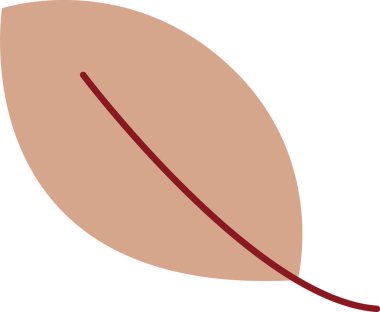 ağaç yaprağı ikonu vektör illüstrasyonu