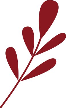Şube Simgesi Vektör İllüstrasyonunu Bırakır
