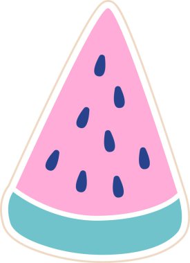 Karpuz Dilimi Vektör İllüstrasyonu