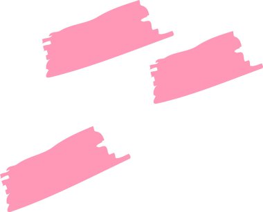 Fırça Vuruşları Kalıp Vektör İllüstrasyonu