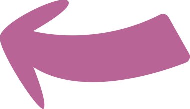 Ok Şekli Doodle Vektör İllüstrasyonu