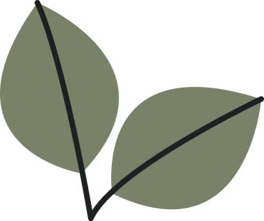 Ağaç Çocuksu Vektör Resmini Bırakıyor