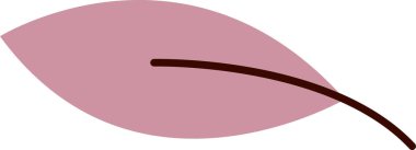 Sonbahar Yaprak El Çizim Vektörü İllüstrasyonu