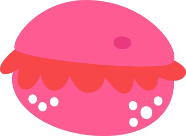 Tatlı Çörek Pastanesi Vektör İllüstrasyonu