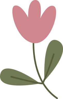 Vektör çizim çiçek el çekilmiş