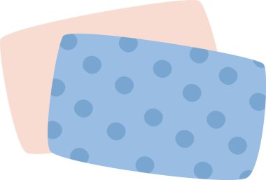 Tekstil Noktalı Yamalı Vektör Çizimi