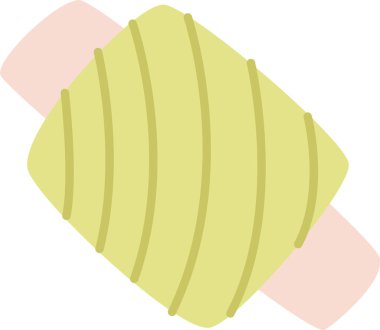 İplik İpliği Yuvarlama Vektörü İllüstrasyonu